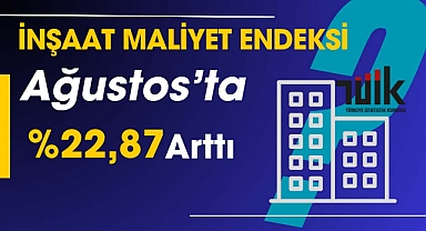 İnşaat maliyet endeksi yükselişe geçti