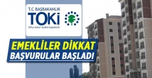 Emekliyi ev sahibi yapacak TOKİ başvuruları başladı! 250 TL taksitle emekli TOKİ 'ye başvur