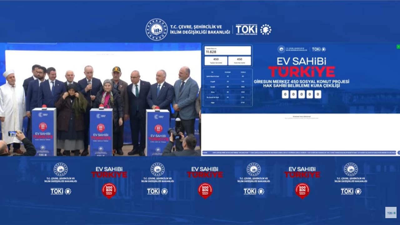 14 ilçeli Giresun TOKİ Kura Sonuçları İsim Sorgulama Ekranı