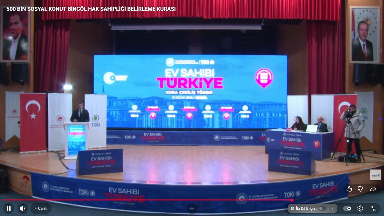 2059 dairelik TOKİ Bingöl'de 9 ilçede 17 bini aşan başvuru arasından konut kura sonuçları belli oldu