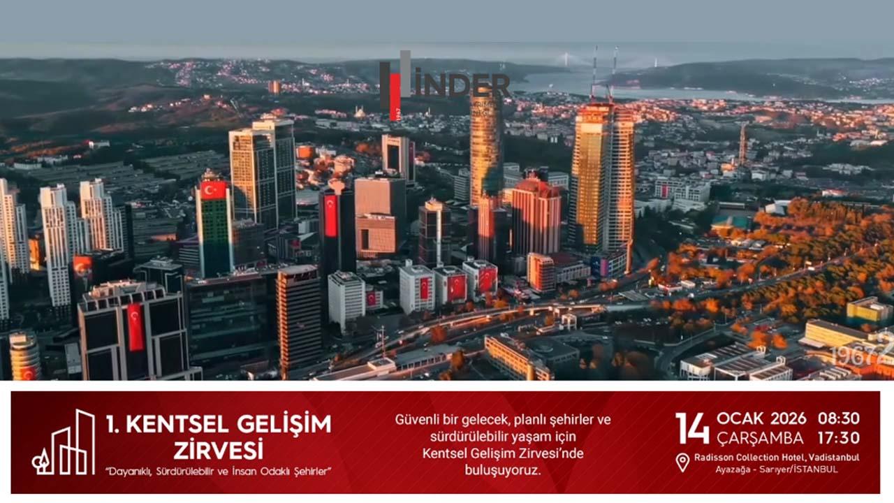 Kentsel Gelişim Zirvesi 14 Ocak'ta