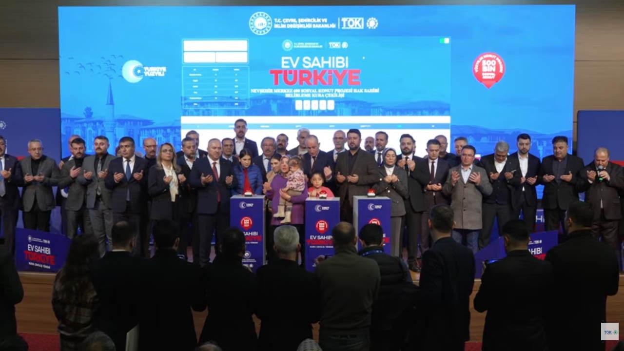 20 bin üzerinde başvuru arasından TOKİ Nevşehir kura sonuçları isim sorgulama