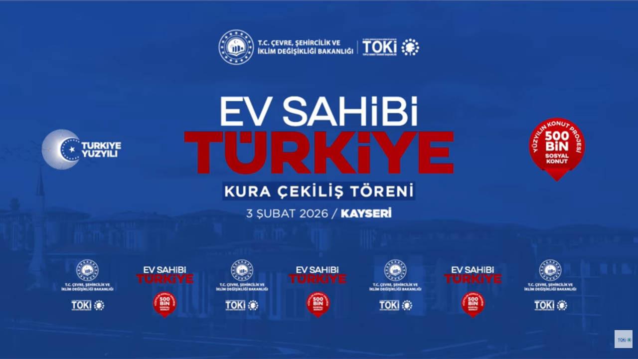 7562 dairelik Kayseri TOKİ kura sonuçları 55 bin başvuru arasından belirlendi