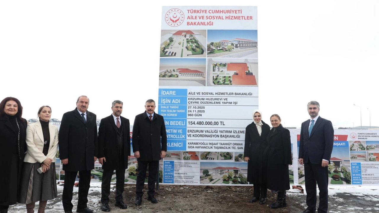 Erzurum’da modern huzurevi ve yaşlı bakım merkezi hayata geçiriliyor