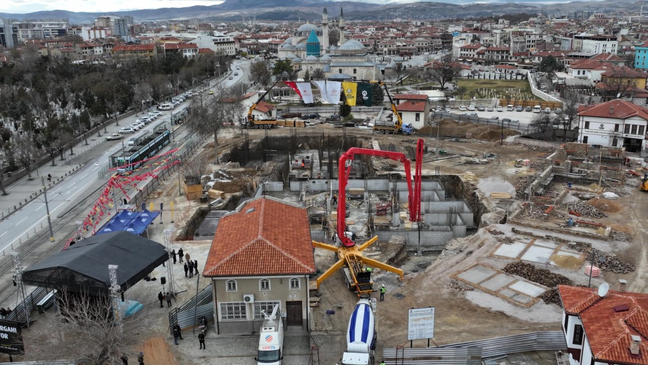 Konya Mevlevi Dergahı'nın temelleri atıldı