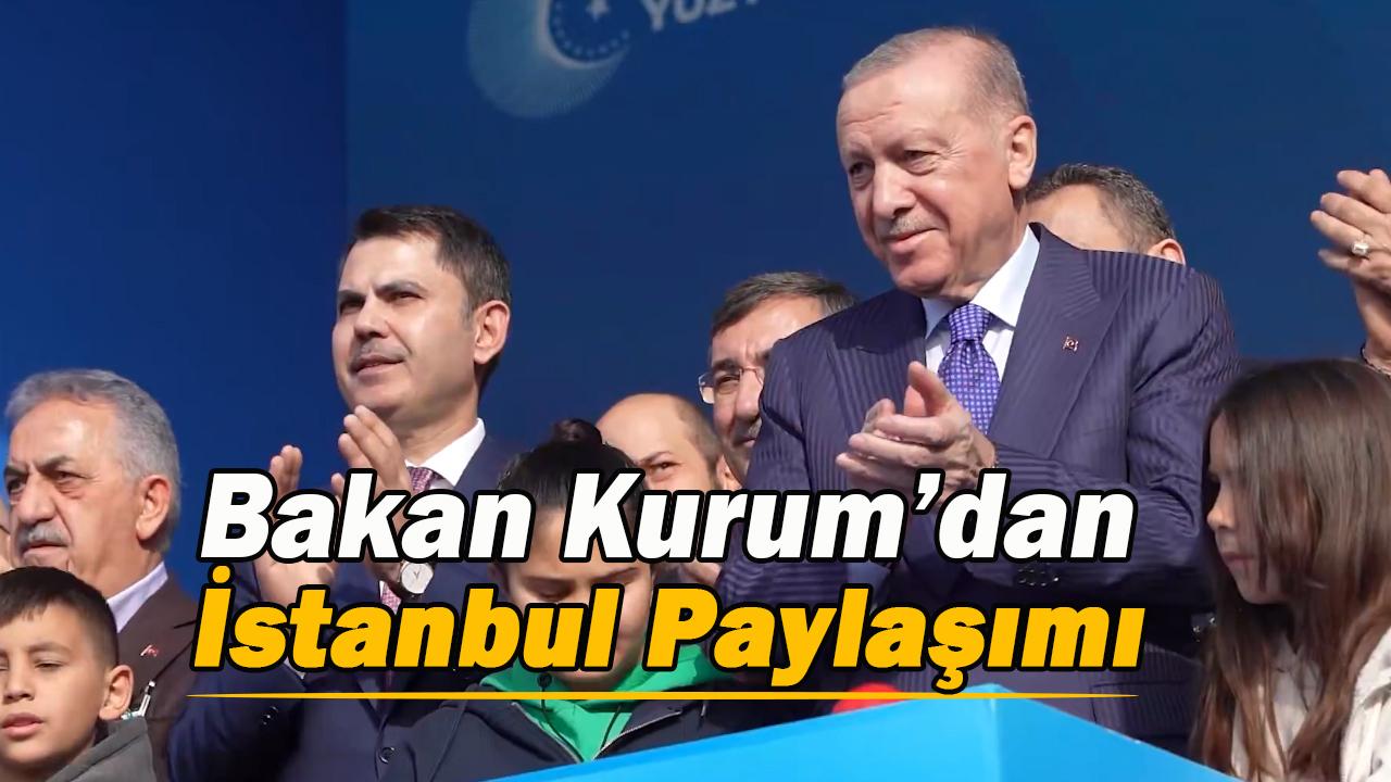Bakan Kurum'dan TOKİ İstanbul 100 bin konut "Beklenen gün geldi" paylaşımı