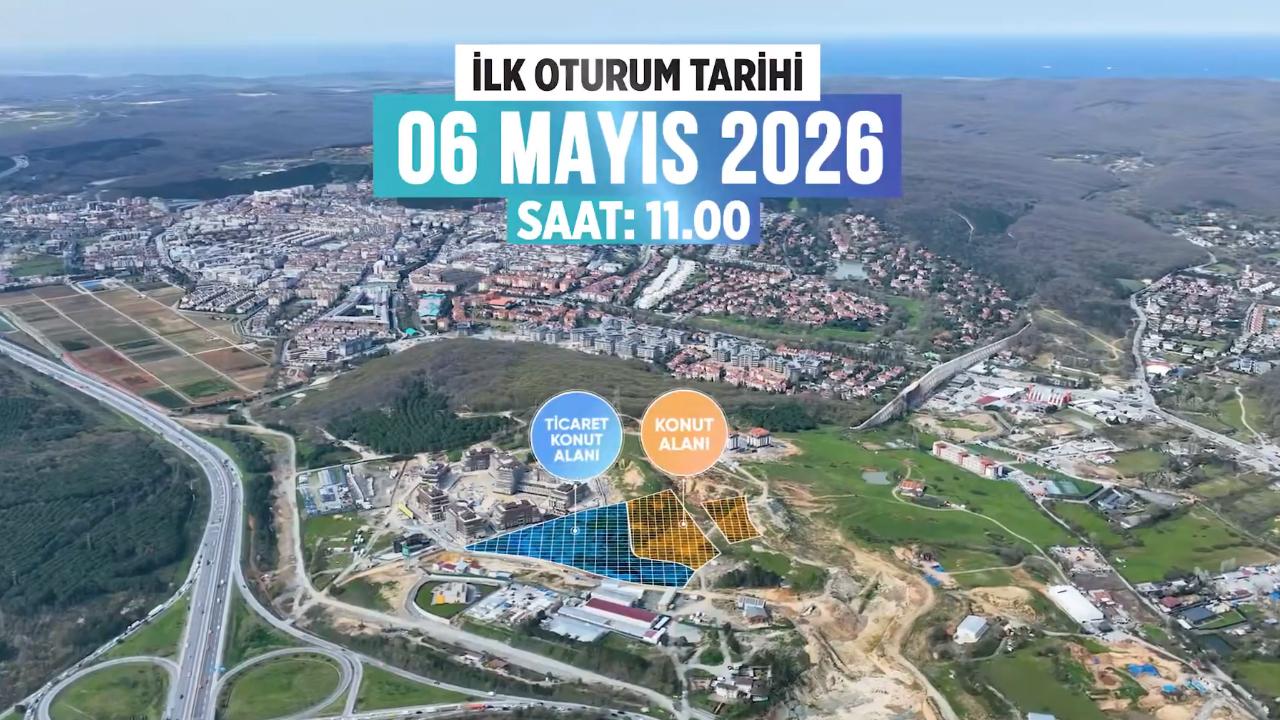 Emlak Konut Kemerburgaz Göktürk Arsa Satışı Karşılığı Gelir Paylaşımı ihalesini duyurdu