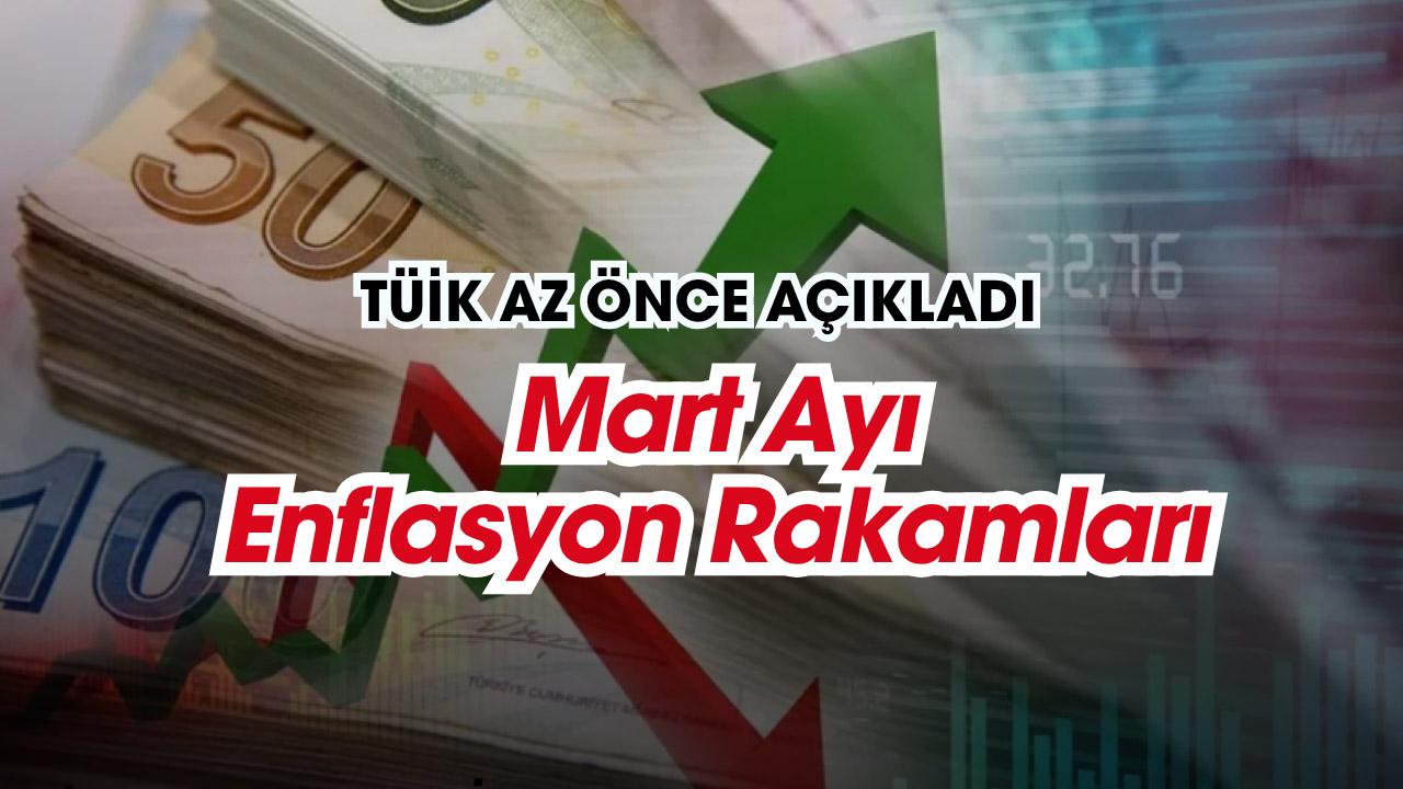 Mart ayı enflasyon rakamları geldi