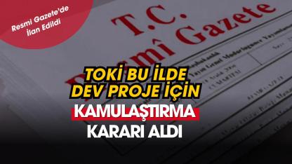Merakla beklenen Giresun TOKİ projesi için kamulaştırma başlatıldı