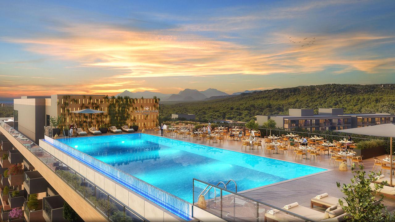 Sur Yapı Tatil Evleri Antalya'da termal özelliği geldi