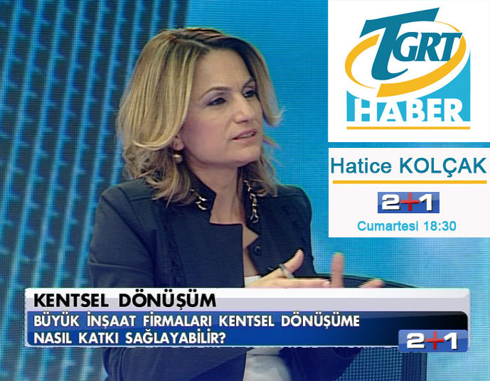 Hatice KOLÇAK ile 2+1 programı TGRT Haber'de